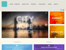 Tablet Screenshot of cityhope.co.uk